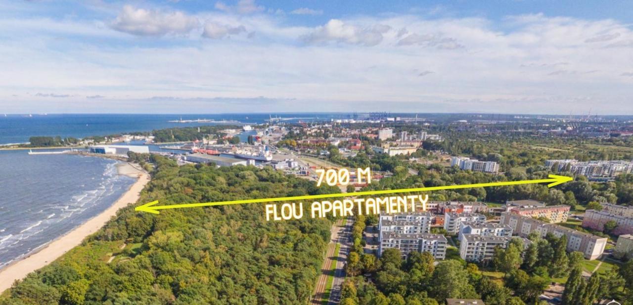 Wow Flou Przystan Letnica Apartamenty 700M Plaza Danzig Exterior foto